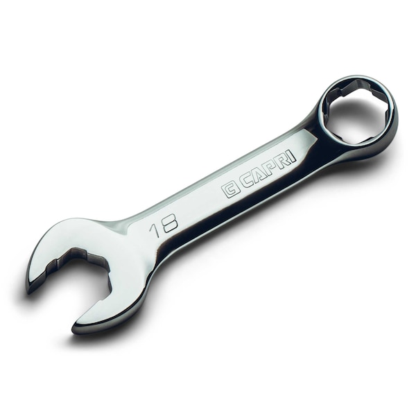 Llave Combinada Corta Capri Tools 18 mm WaveDrive Pro para Tornillos Regulares y Redondeados - CP11750-M18SB