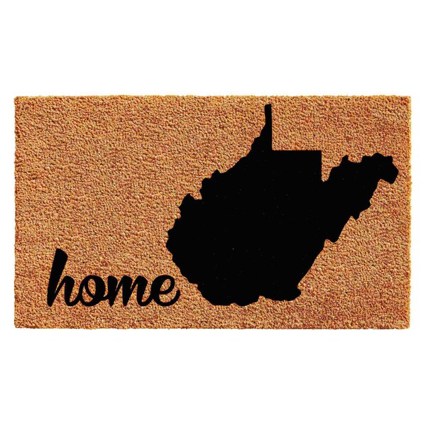 Calloway Mills Entrance Mat, Coir, Natural, Black - 102941830