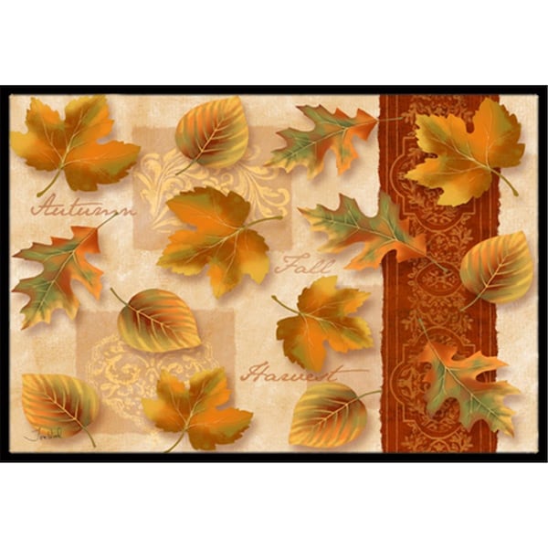 Jensendistributionservices Fall Autumn Leaves Indoor & Outdoor Mat, 24 x 36 in. - MI2556479