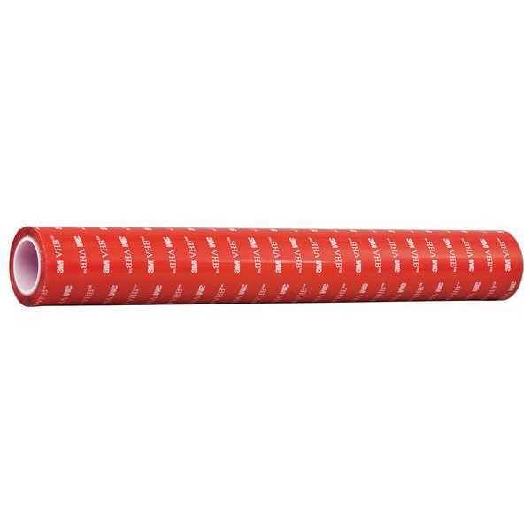 3M Double-Sided Foam Tape, 12 in W, 1 yd L, 1/32 in, Polyethylene Foam, Double-Sided - 4905