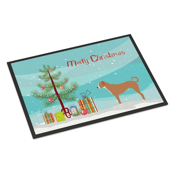Carolines Treasures Australian Pinscher Christmas Indoor or Outdoor Mat, 24 x 36 in. - BB8452JMAT