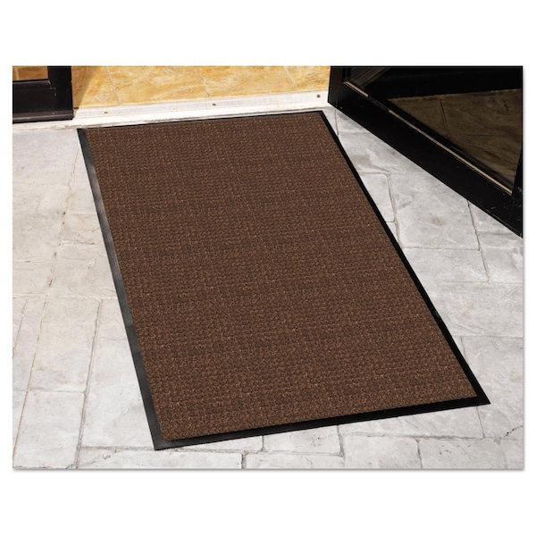 Guardian Floor Protection Scraper Mat, 0.25" Thick, Brown, 48 in W x 72 in L - WG040614