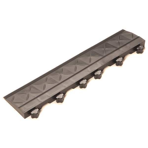 Ergo Advantage Safe-Flex Ramp Edge, PVC, 4 in W x 18 in L, 1 in Thick, 10 PK - A4-B