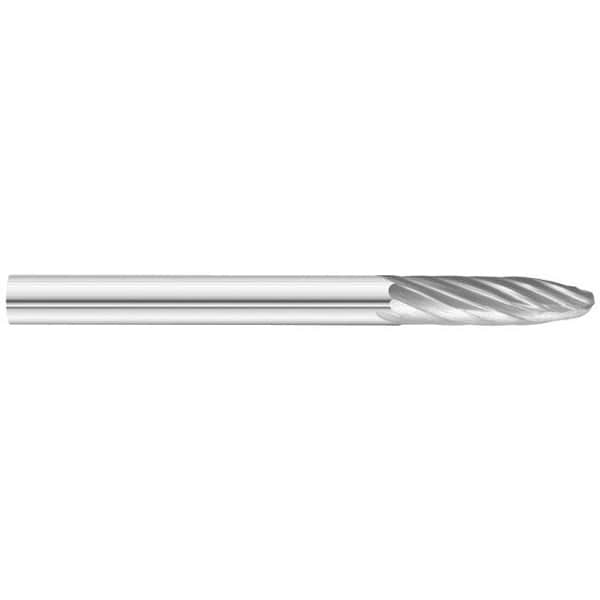 Fullerton Tool Carbide Burr Rotary Files Burrs, RH Spiral, 1/8 - 59008