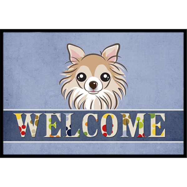 Carolines Treasures Chihuahua Welcome Indoor and Outdoor Mat- 24 x 36 in. - BB1437JMAT
