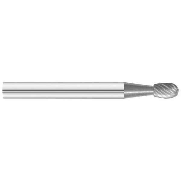 Fullerton Tool Carbide Burr Rotary Files Burrs, RH Spiral, 3/16 - 72127