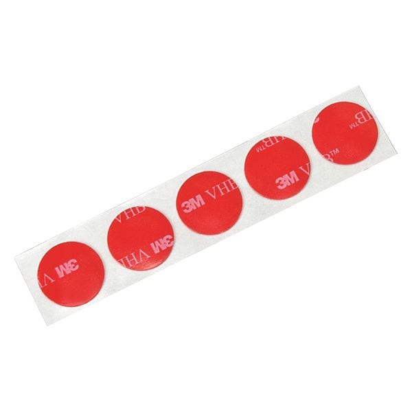 3M 3M 4910 VHB Tape 0.5" circle, Clear, 40 mil, 5PK - 4910