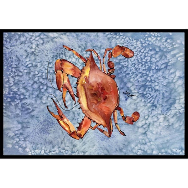 Carolines Treasures Crab Indoor Or Outdoor Mat - 18 x 27 in. - 8147-MAT