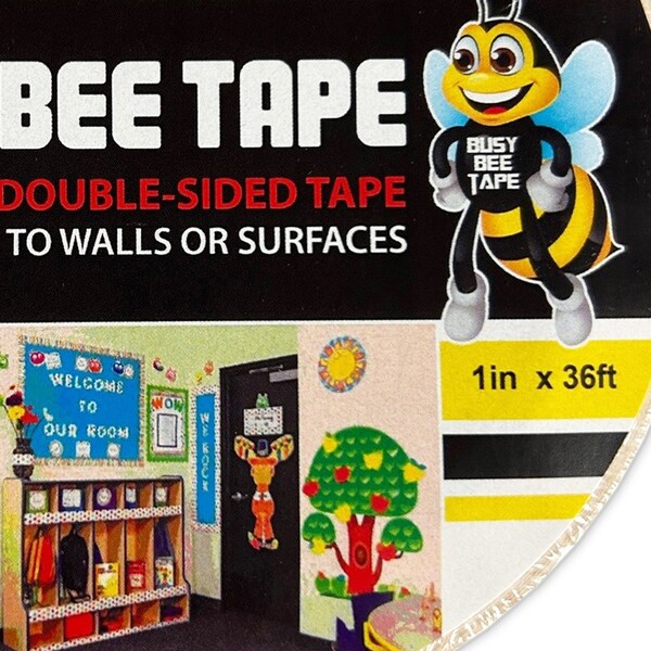 Magic Mounts Busy Bee Tape, 1in x 36ft, 3PK - 3242