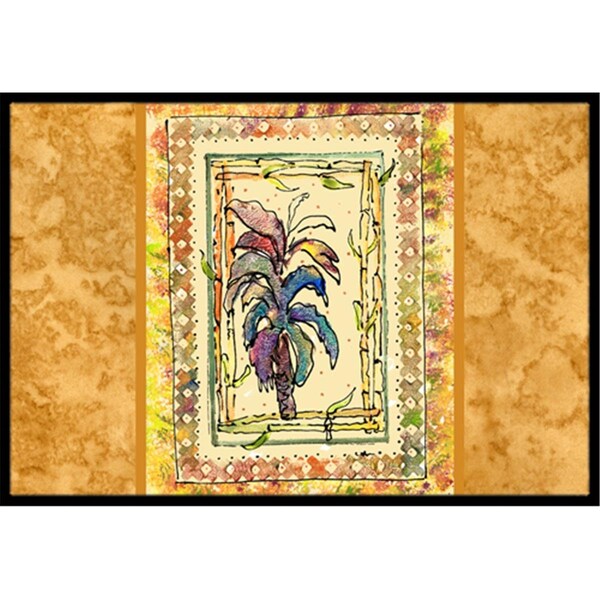Jensendistributionservices 18 x 27 in. Palm Tree Indoor Or Outdoor Mat - MI2554015