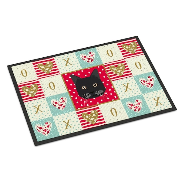 Carolines Treasures 24 x 36 in. Chantilly Tiffany Cat Love Indoor or Outdoor Mat - CK5099JMAT