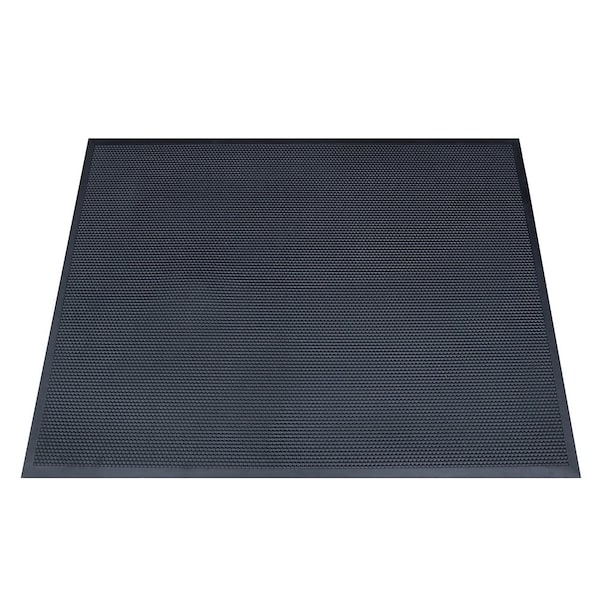 Rubber-Cal Under Refrigerator Mat, Rubber, 5 mm Thick, Black, 32 in W x 72 in L - 03-R278-F-7232