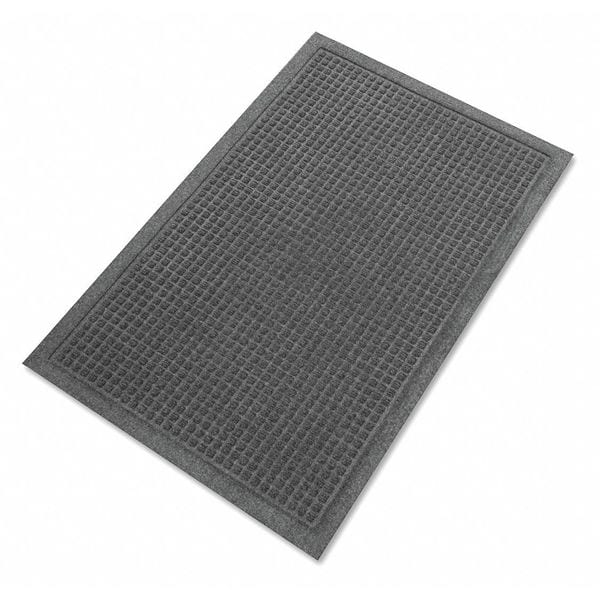 Genuine Joe Ecoguard Indoor Wiper Floor Mats, Charcoal Gray, 36 in W x 60 in L - GJO58936