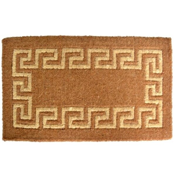 Imports Decor Inc Imports Decor 680TCM Greek Key Novelty Doormat - 680TCM
