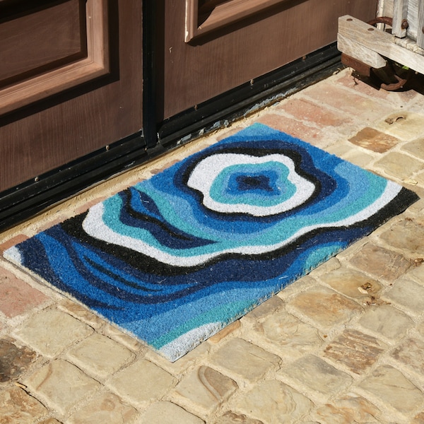 Rubber-Cal "Obscure Dimension" Modern Doormat, 18 by 30-Inch - 10-106-033