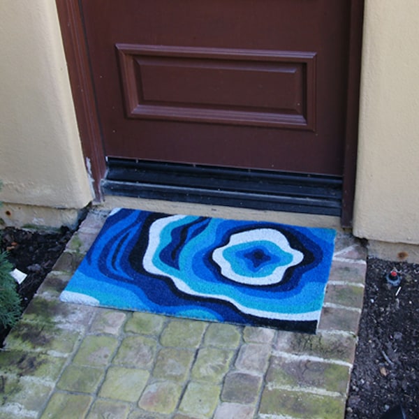 Rubber-Cal "Obscure Dimension" Modern Doormat, 18 by 30-Inch - 10-106-033