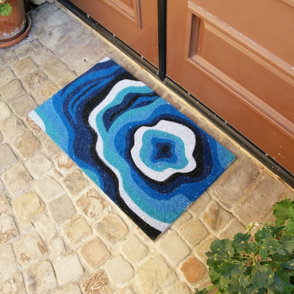 Rubber-Cal "Obscure Dimension" Modern Doormat, 18 by 30-Inch - 10-106-033