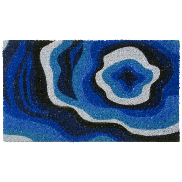 Rubber-Cal "Obscure Dimension" Modern Doormat, 18 by 30-Inch - 10-106-033