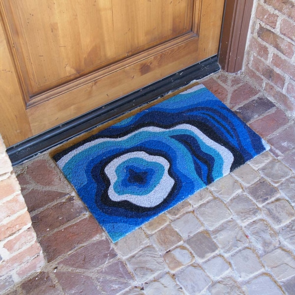 Rubber-Cal "Obscure Dimension" Modern Doormat, 18 by 30-Inch - 10-106-033