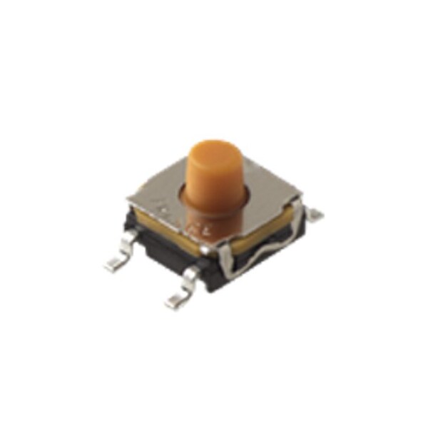C&K Components Teclado interruptor, 1 interruptor, SPST, Momentáneo-Táctil, 0.05A, 32Vdc, 2N, Terminal de soldadura, Superficie - KSC401J50SHLFS