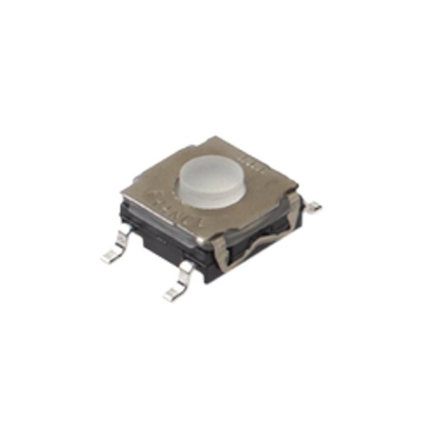 Interruptor de teclado, 1 interruptor, SPST, Momentáneo-Táctil, 0.05A, 32Vdc, 4.4N, Terminal de soldadura, Superficie - KSC241JLFS
