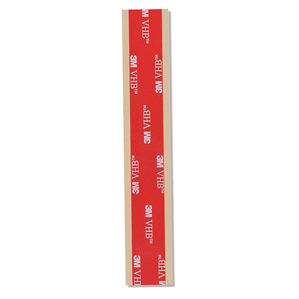 3M 3M 5962 VHB Tape 0.5" x 6", Black, 62 mil, 25PK - 5962