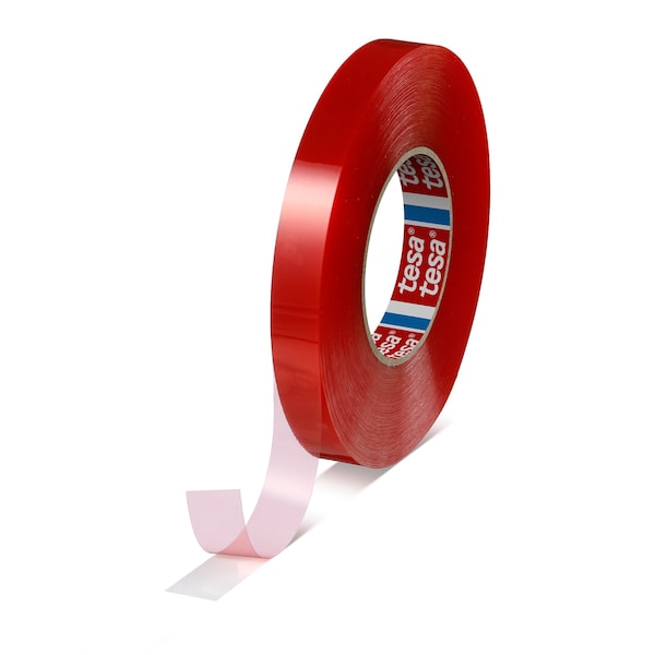 Tesa 4965 Original Double Sided PET Film Tape, 8.1 Mil, Transparent, 0.5in x 36yd - 4965-0.5-36