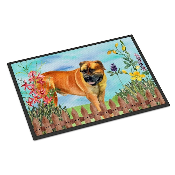 Carolines Treasures Boerboel Mastiff Spring Indoor or Outdoor Mat - 18 x 27 in. - CK1208MAT