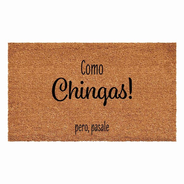 Calloway Mills Doormat, Coir/Vinyl, 17 in W x 29 in L - 111661729