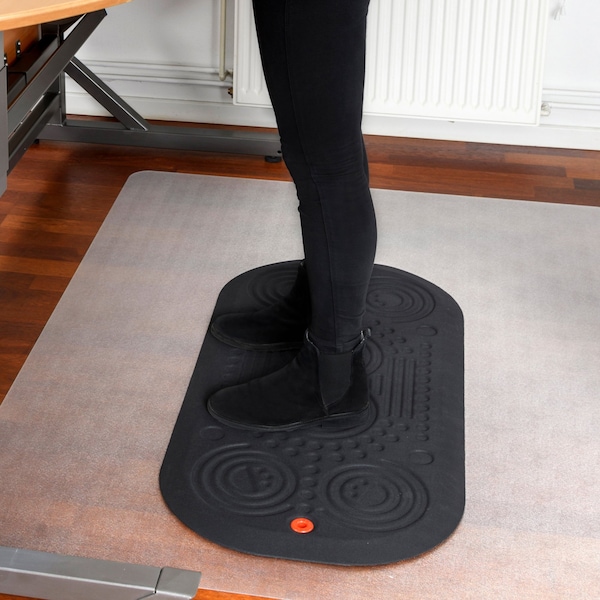 Floortex Antifatigue Mat, 39" L x 20" W, Black - FCA32039XBM