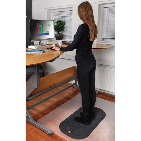 Floortex Antifatigue Mat, 39" L x 20" W, Black - FCA32039XBM
