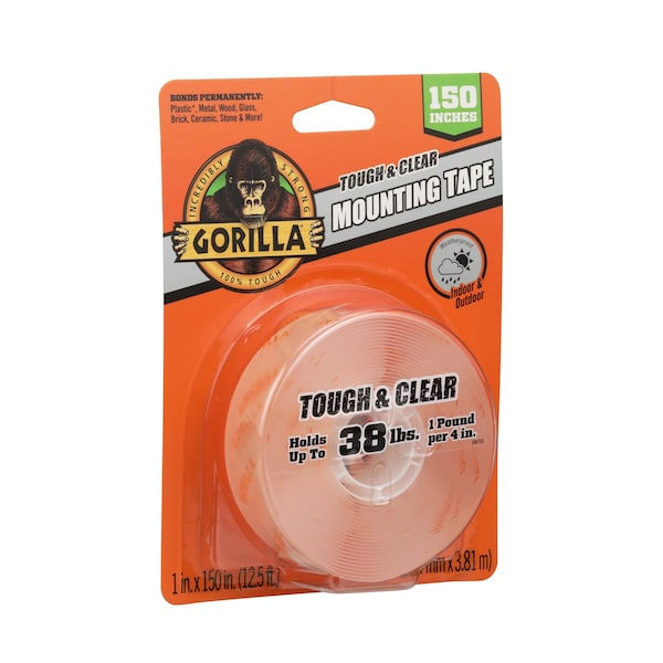 Gorilla Glue Gorilla 150 in. L X 1 in. W Double-Sided Mounting Tape - 6036002