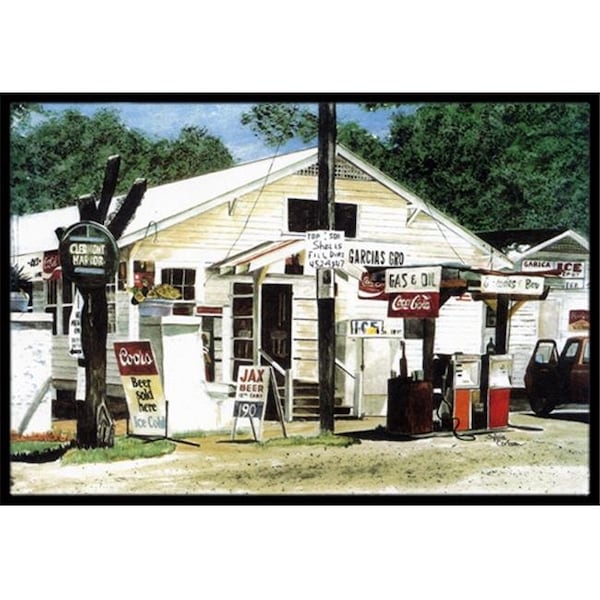 Carolines Treasures Carolines Treasures 8130MAT 18 x 27 in. Garcias Grocery Indoor & Outdoor Doormat - 8130MAT