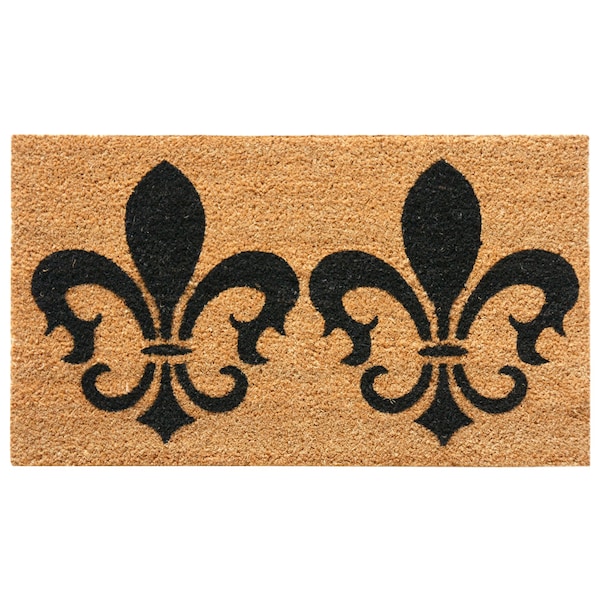 Rubber-Cal "The Clovis Legend" French Provincial Doormat, 24 x 57-Inch - 10-102-CLOVIS