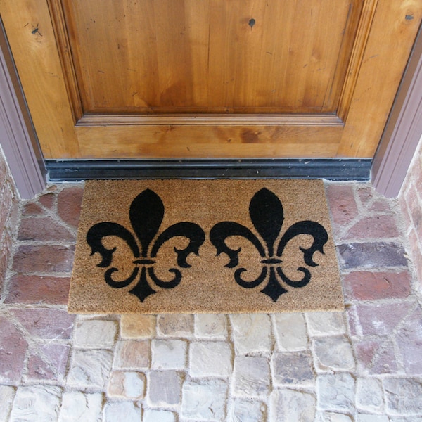 Rubber-Cal "The Clovis Legend" French Provincial Doormat, 24 x 57-Inch - 10-102-CLOVIS