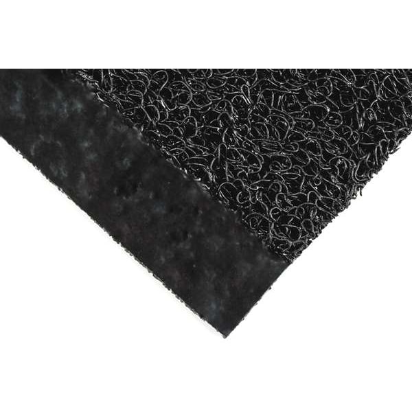 3M Entrance Mat, Vinyl, 3/4" Thick, Black, 3 ft W x 5 ft L - 8100