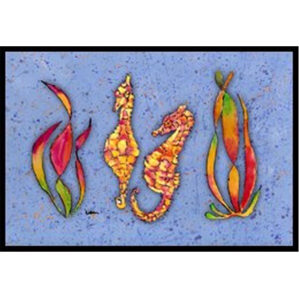 Carolines Treasures Seahorse Indoor Or Outdoor Mat - 18 x 27 in. - 8564-MAT