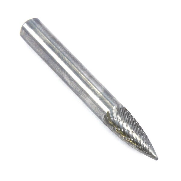 Forney Tungsten Carbide Burr, 1/4 in Tree Pointed SG-1 - 60126