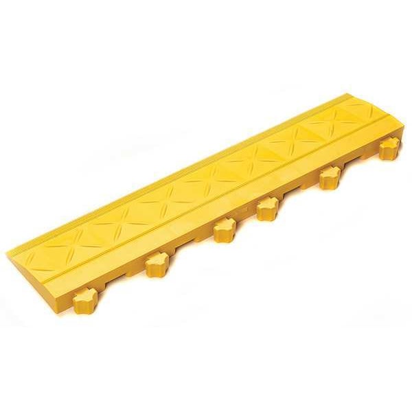 Ergo Advantage Safe-Flex Ramp Edge, PVC, 4 in W x 18 in L, 1 in Thick, 10 PK - A4-Y
