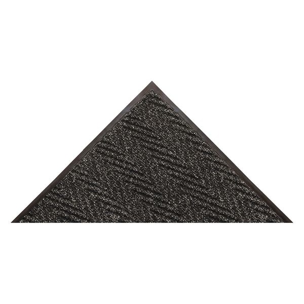 Notrax Entrance Mat, Polypropylene, 3/8 in Thick, Charcoal, 6 ft W x 20 ft L - 118S0620CH
