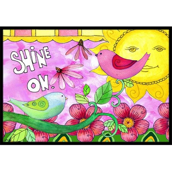 Carolines Treasures Carolines Treasures PJC1103MAT Shine On Sunshine Indoor & Outdoor Mat; 18 x 27 in. - PJC1103MAT