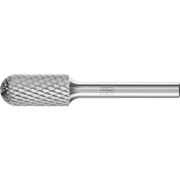 Pferd Carbide Bur - Cylind. (Radius End), DIA Cut - 1/2" x 1" x 1/4" Shank - SC-5 - 24463