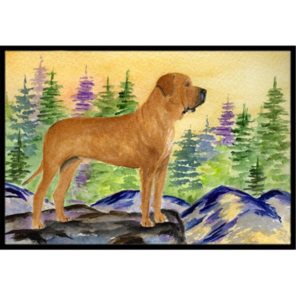 Carolines Treasures 18 x 27 in. Tosa Inu Indoor Outdoor Doormat - SS8195MAT