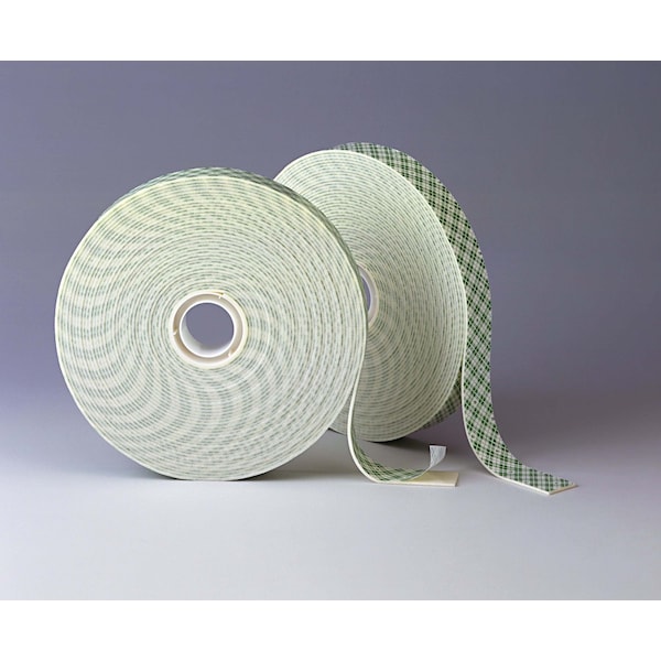 3M Double-Sided Foam Tape, 1 in W, 36 yd L, 1/16 in, Polyurethane Foam, Double-Sided, 9 PK - 4026