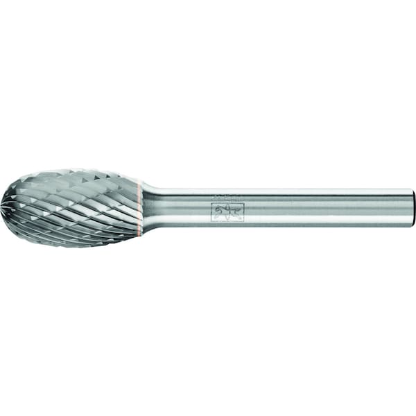 Pferd Carbide Bur - Oval Shape, DBL Cut - 1/2" x 7/8" x 1/4" Shank - SE-5 - 24652