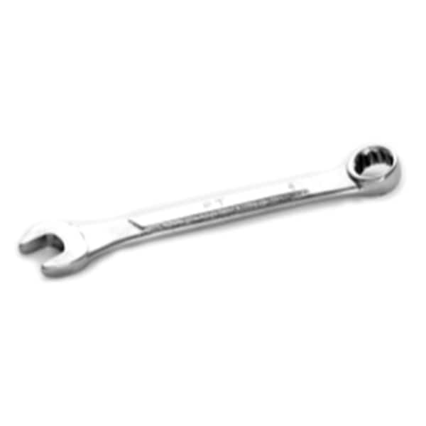 Dendesigns Llave Combinada Cromada de 8 mm con Extremo de Caja de 12 Puntos, Panel Elevado, 4.12 pulgadas de Largo - DE748687