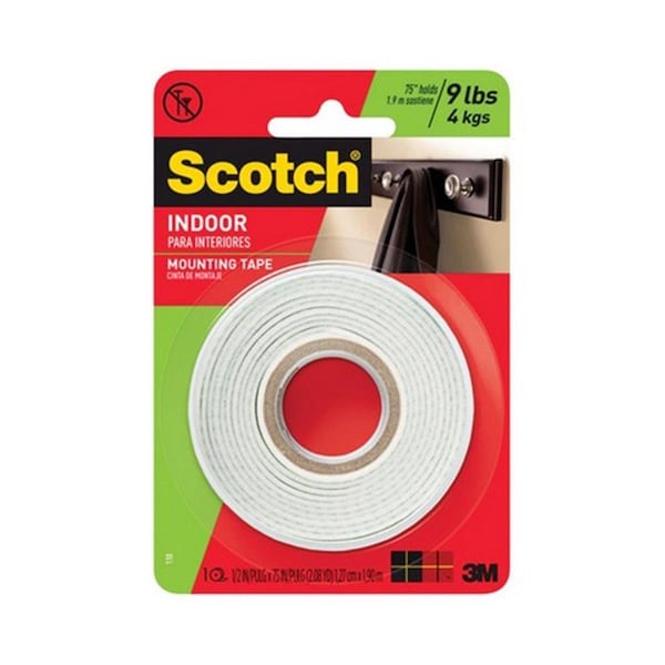 Scotch Scotch 110P 0.5 x 75 in. Mounting Tape , 6PK - SC11082