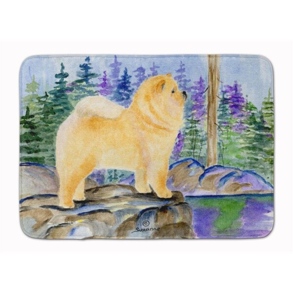 Carolines Treasures Chow Chow Machine Washable Memory Foam Mat - SS8003RUG