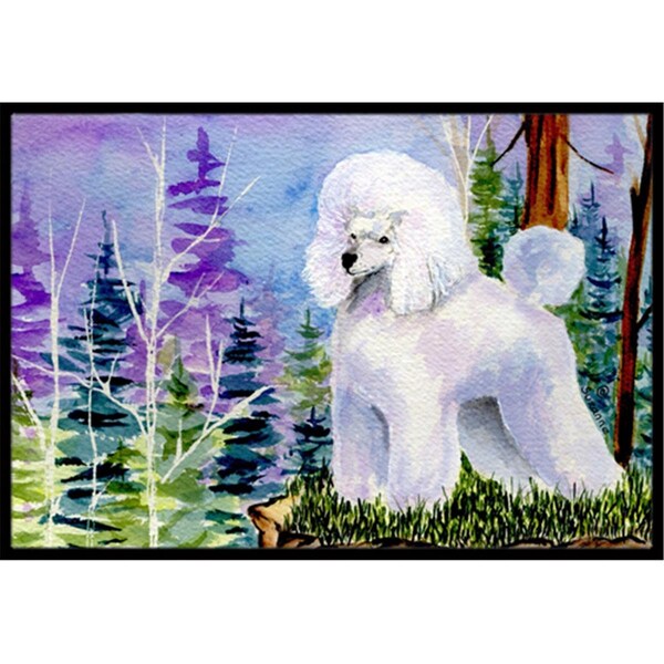 Micasa 18 x 27 in. Poodle Indoor Outdoor Doormat - MI55798