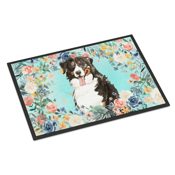 Carolines Treasures 18 x 27 in. Bernese Mountain Dog Indoor or Outdoor Mat - CK3436MAT
